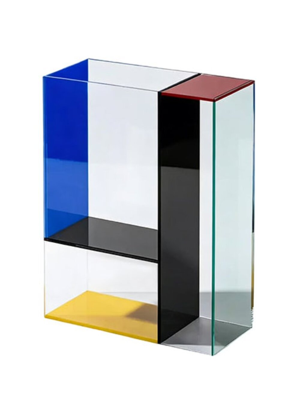 MoMA Frank Kerdil Primary Mondri Vase 3 in 1 Acrylic Pop Art Style Vase, NEW - Picture 4 of 5